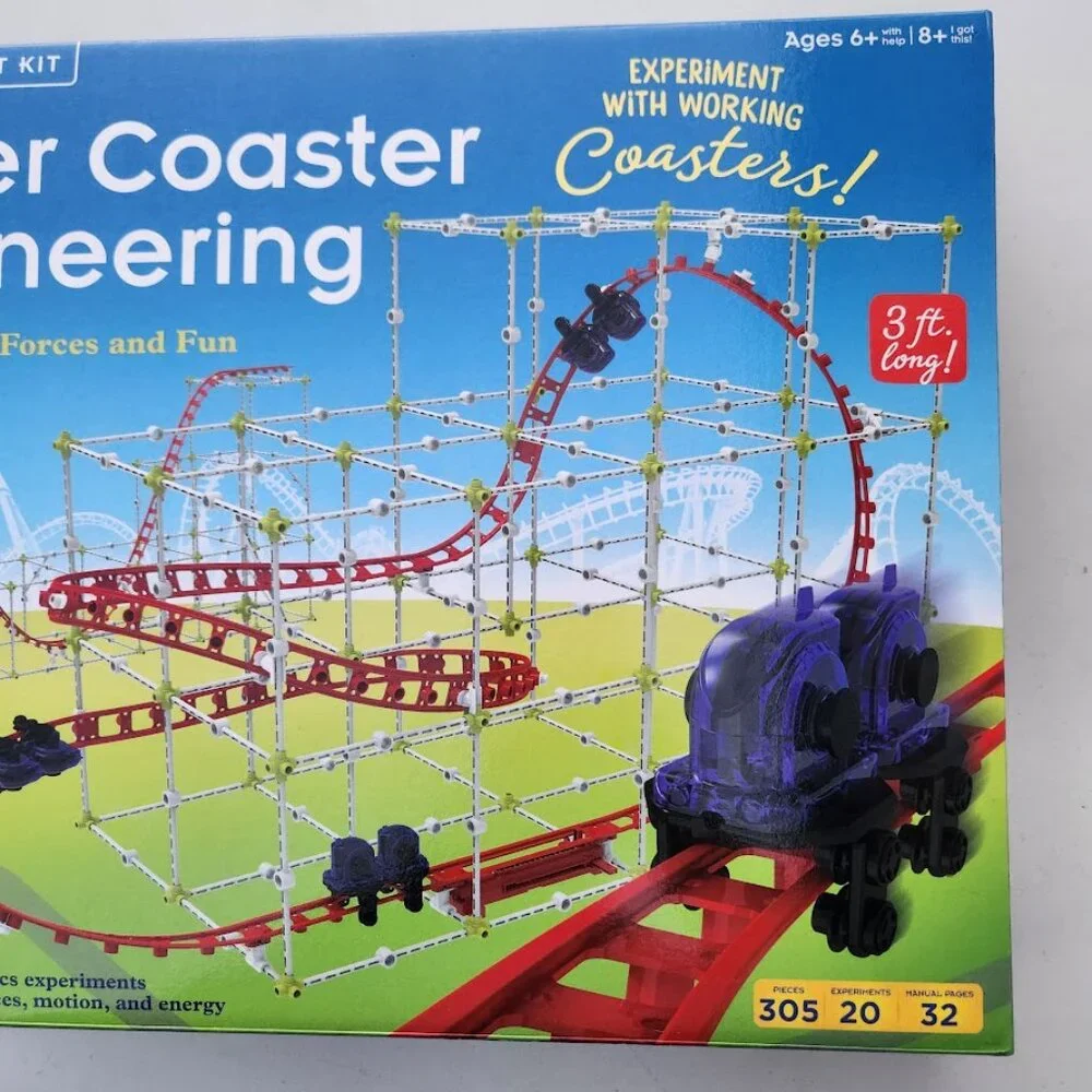 New Thames & Kosmos Roller Coaster Engineering STEM Kit Toy Set Physics Forces M
